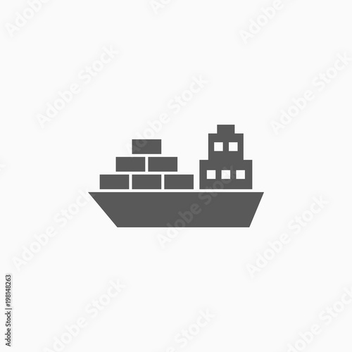 cargo ship icon