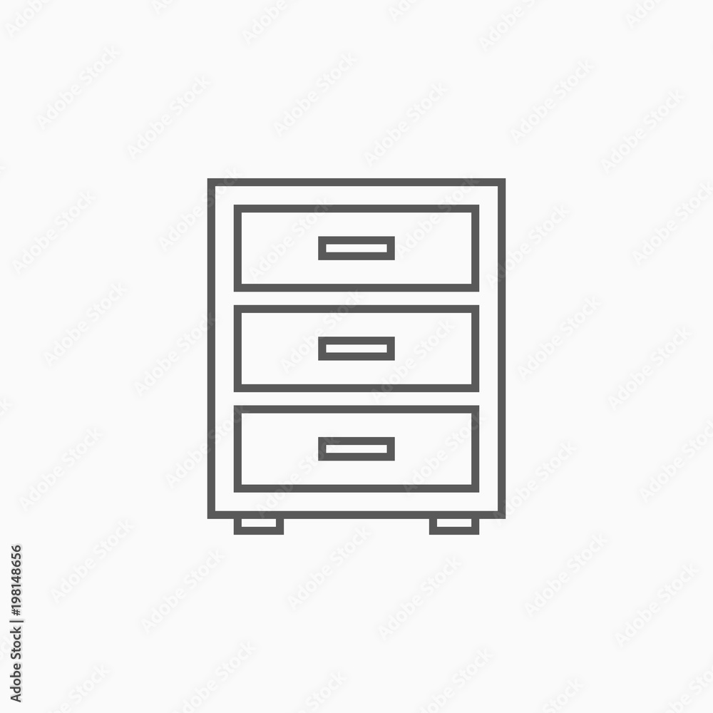 drawer icon, tray vector drawer icon, tray vector