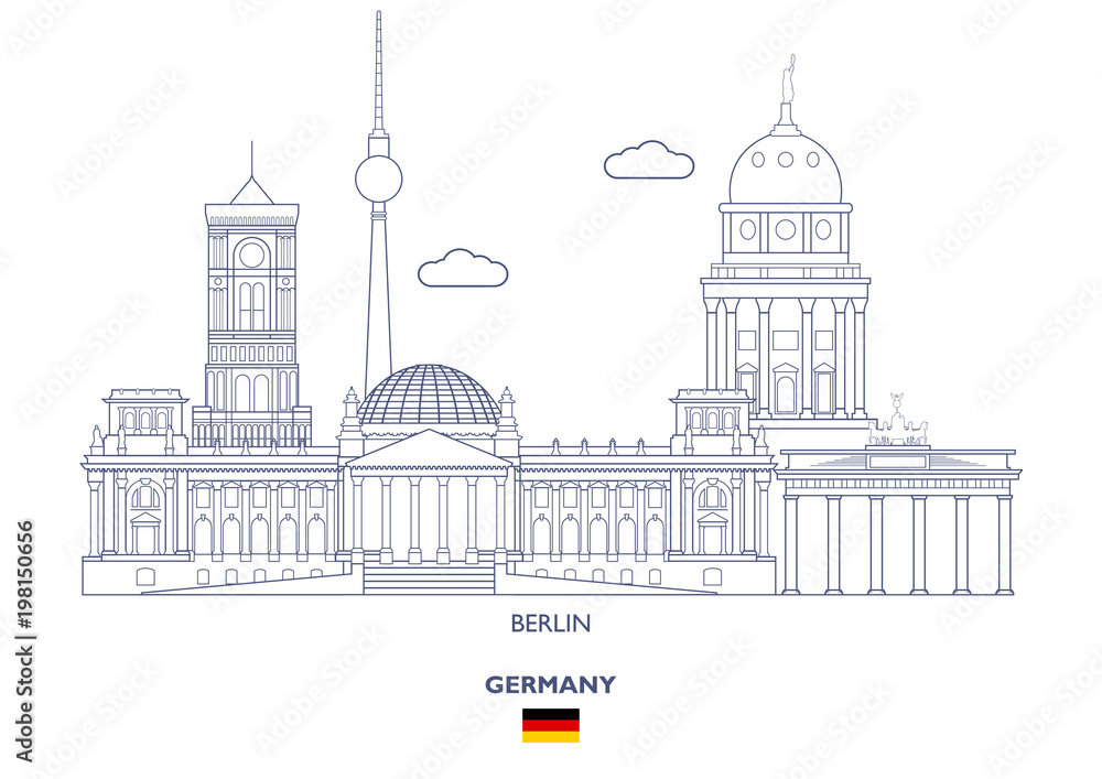 Berlin City Skyline, Germany