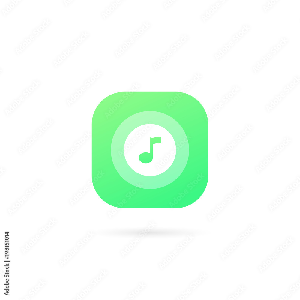 music app Logo Template Design Vector. music note Symbol Vector Design. Colorful Template Business Logo Concept. music app Logo Template Design Vector. music note Symbol Vector Design. Colorful Template Business Logo Concept.