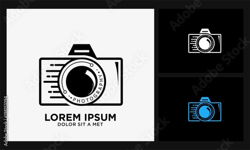 camera photography icon logo