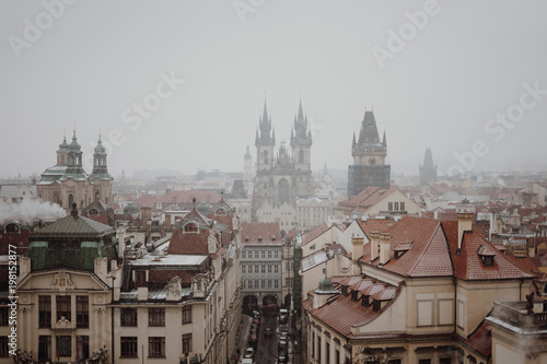 Prag Schnee