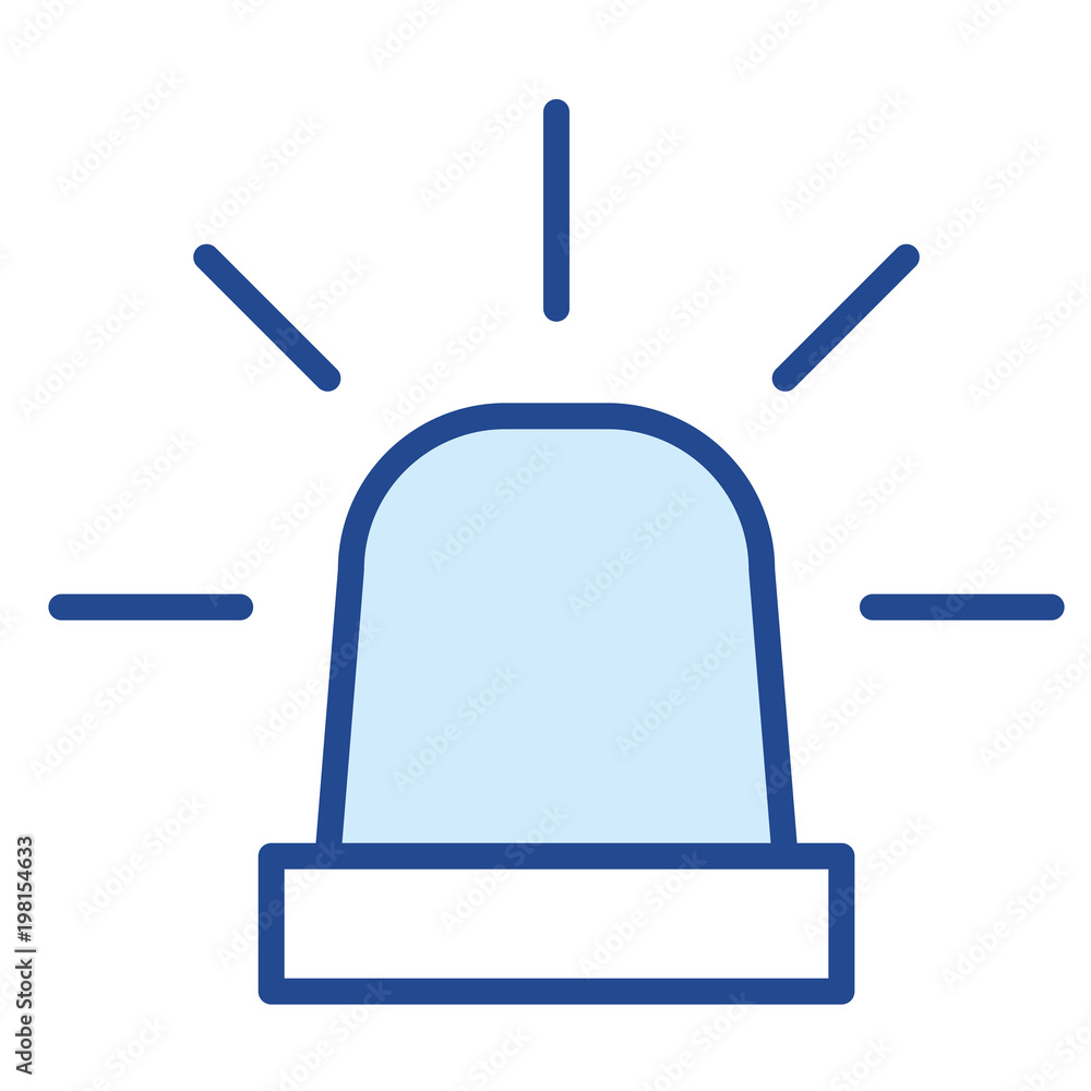 Blaulicht Vector Icon Blaulicht Vector Icon