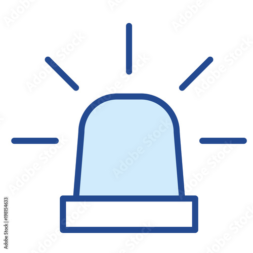 Blaulicht Vector Icon