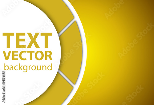 Yellow background vector illustration lighting effect graphic for text and message board design infographic