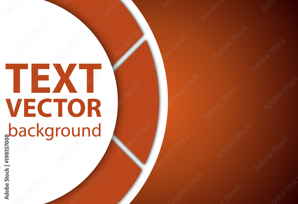 Orange background vector illustration lighting effect graphic for text ...