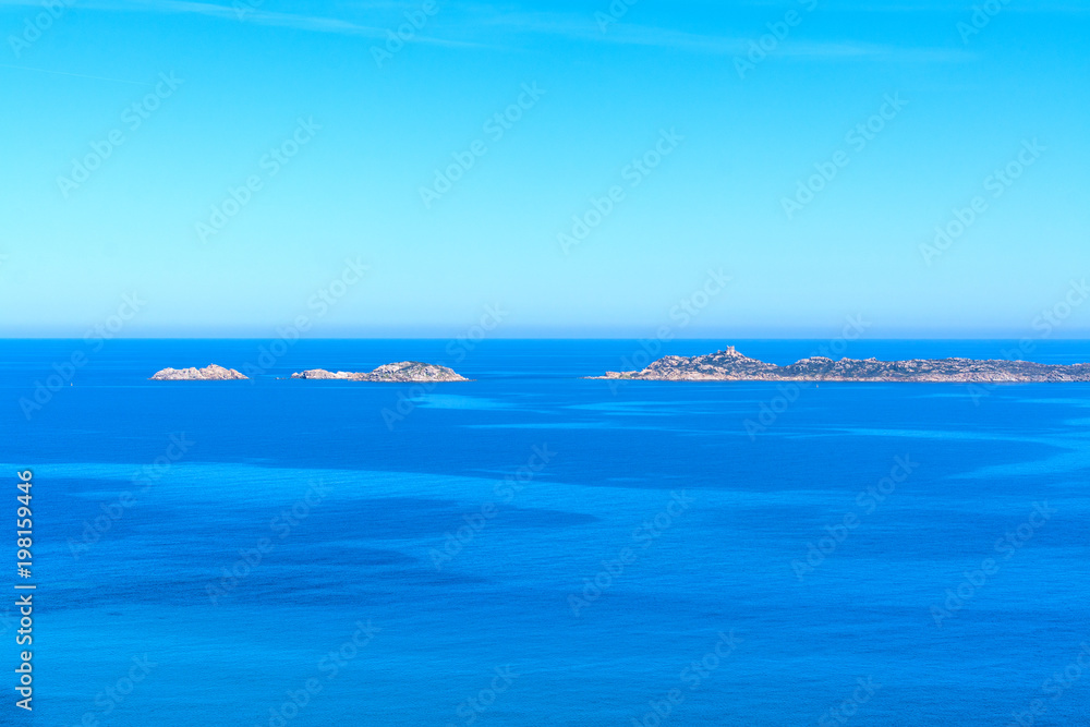 Sardinia coastline on a clear day