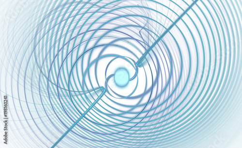 Abstract background. Fractal spirals