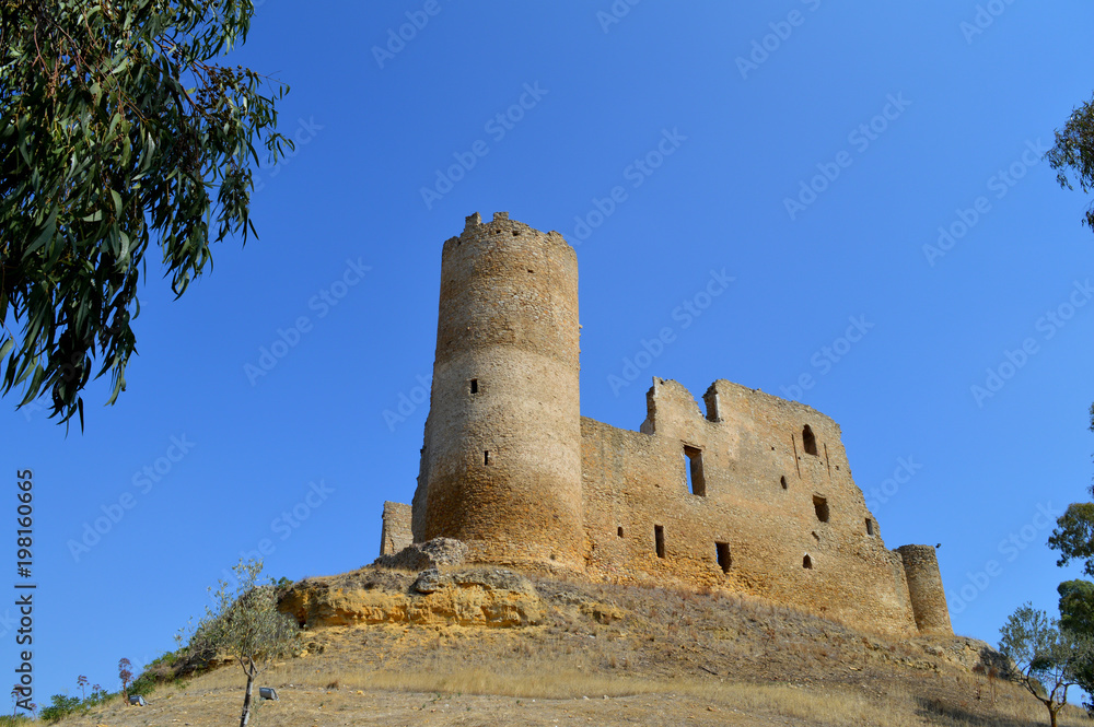Medieval Castle, Mazzarino, Sicily, Italy, Europe