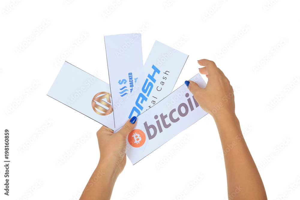 modern digital cryptocurrencies in female hands modern digital cryptocurrencies in female hands