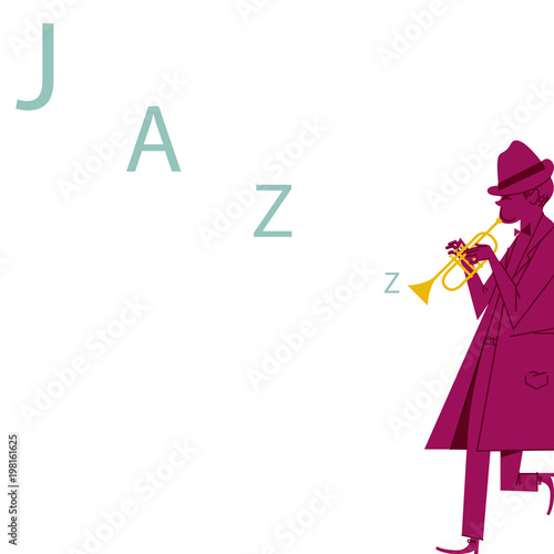 JAZZISTIC TRUMPETER.
Serie of funny illustrations with cool musicians and instruments.
