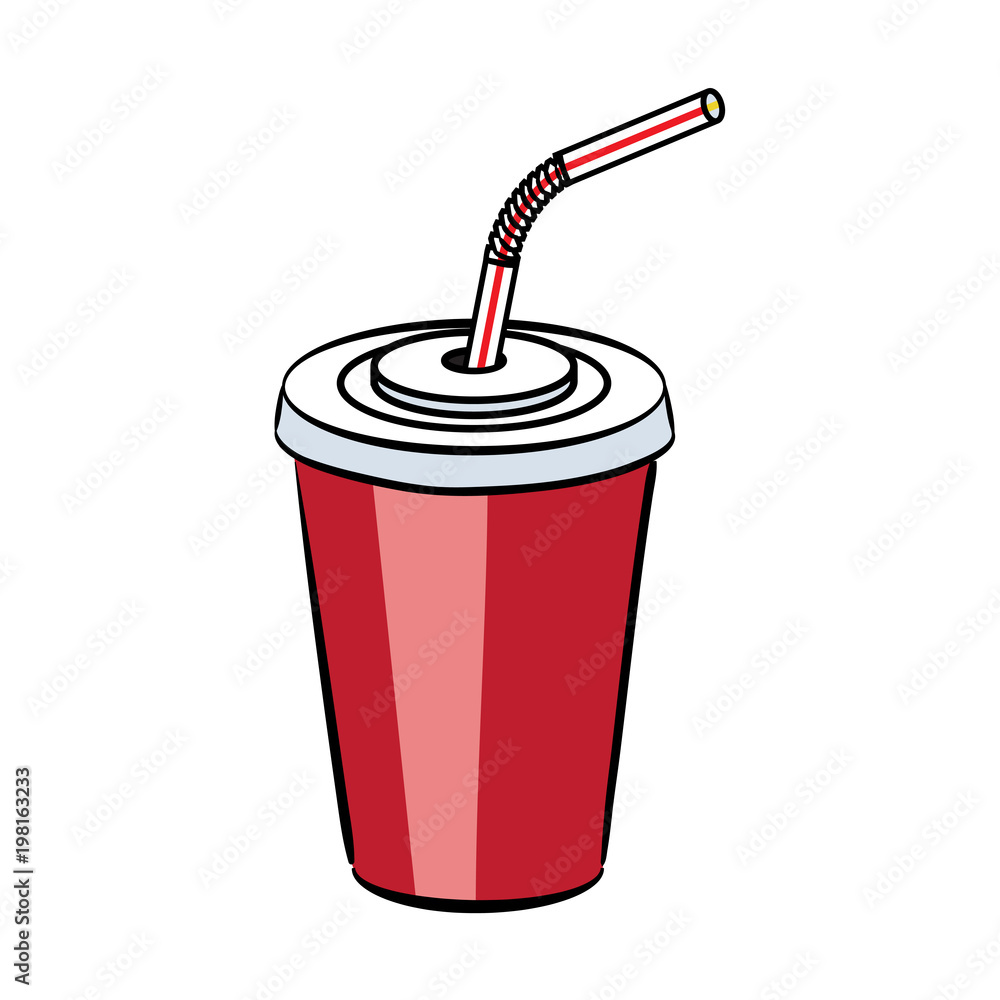 Red cup of soda Red cup of soda