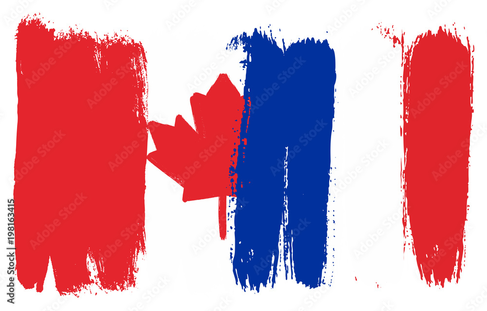 french canadian flag
