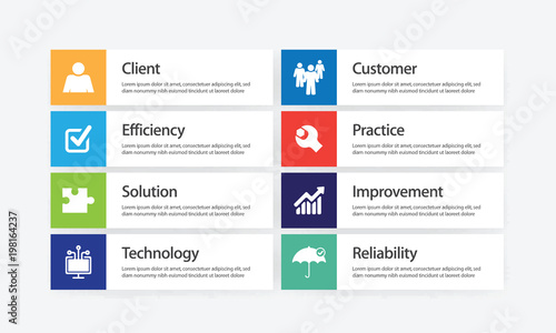 Service Innovation Infographic Icon Set