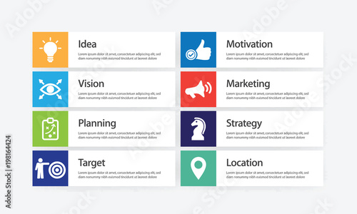 Start-Up Company Infographic Icon Set
