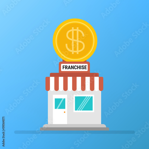 Franchise business concept, franchise marketing system
