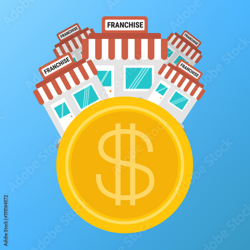 Franchise business concept, franchise marketing system