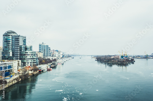 Rostov-on-Don, Russia. March 10, 2018. River Don and view of the city center. City organizer of the World Cup