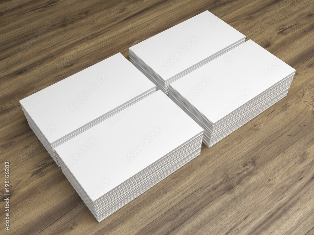 Fototapeta premium Name card mockup. Business card mockup.