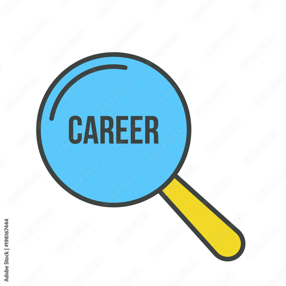 Career Word Magnifying Glass Career Word Magnifying Glass