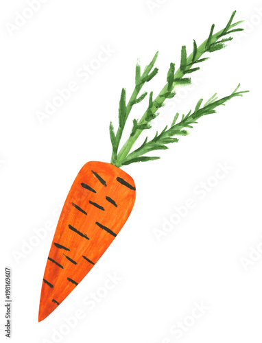 painted carrot