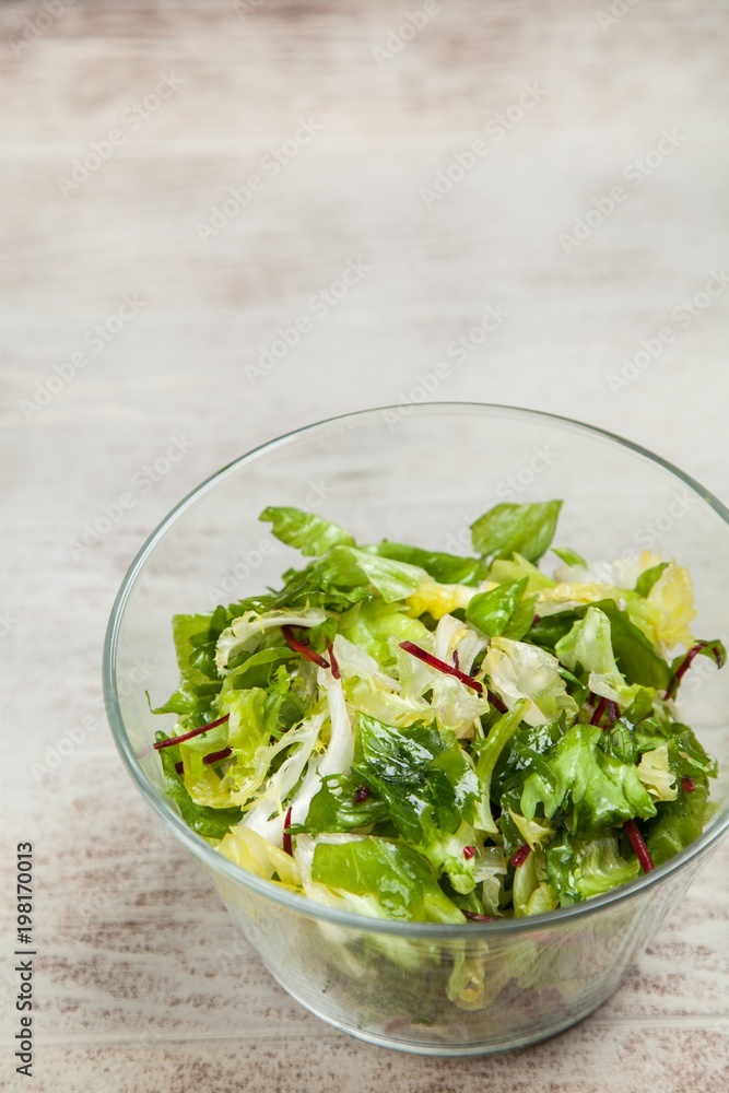 Fresh green salad Fresh green salad