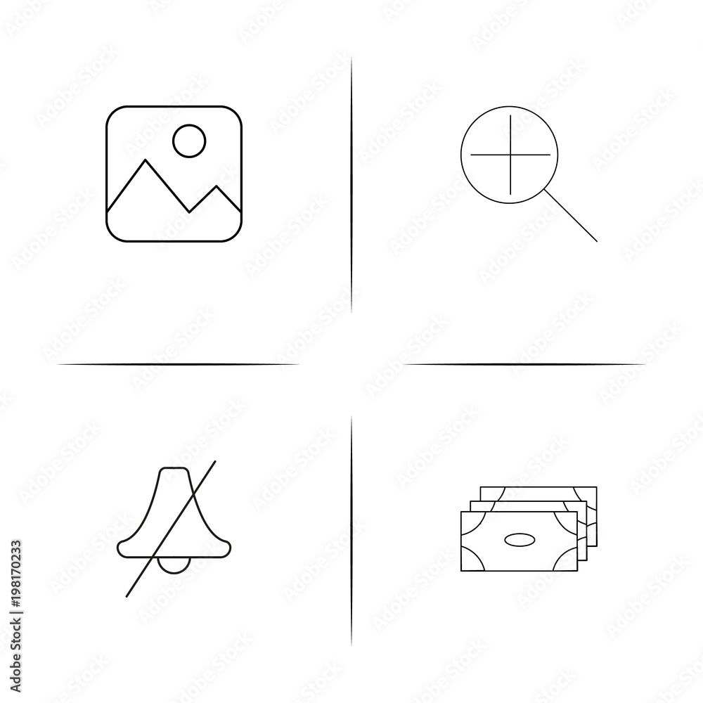 Web And Text simple linear icons set. Outlined vector icons Web And Text simple linear icons set. Outlined vector icons