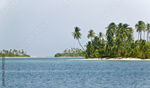 Insellandschaft in Kuna Jala San Blas Archipel  Panama