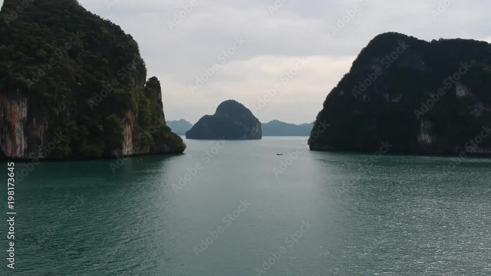 Thailand amazing limestones drone HD Thailand amazing limestones drone HD
