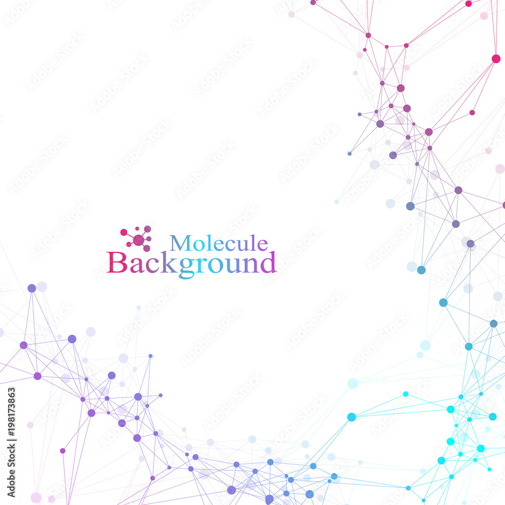 Structure molecule and communication. Dna, atom, neurons. Scientific molecule background for medicine, science, technology, chemistry. Vector illustration Structure molecule and communication. Dna, atom, neurons. Scientific molecule background for medicine, science, technology, chemistry. Vector illustration