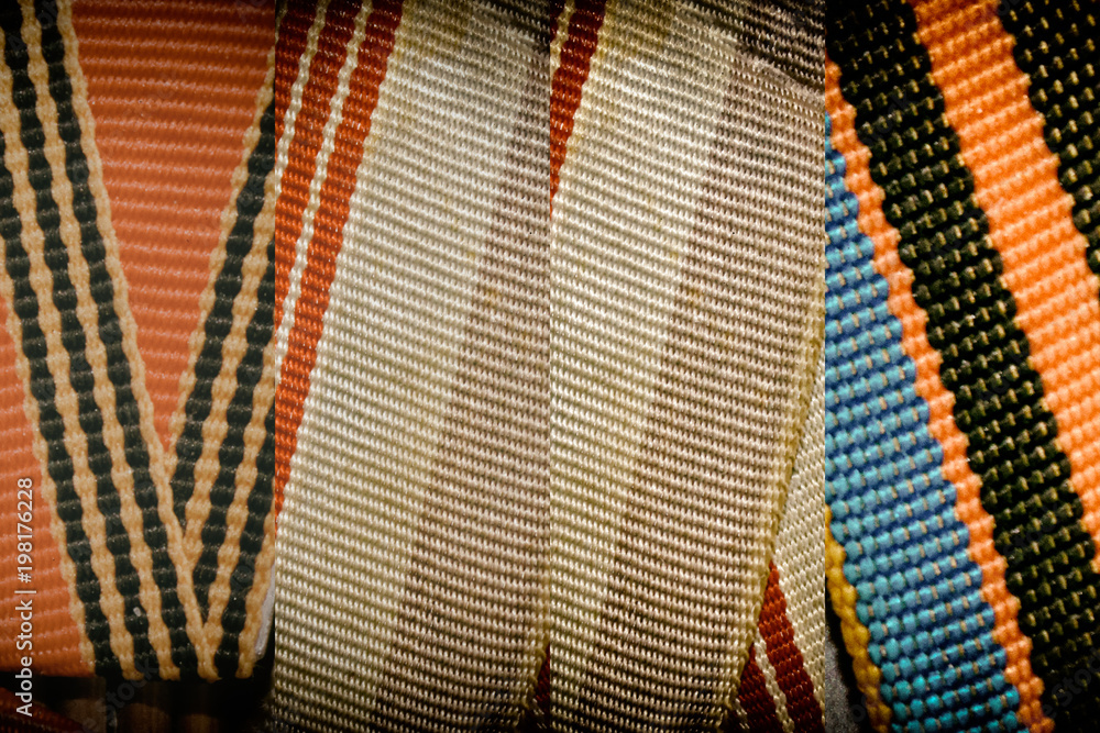 Ribbons texture, macro textile background for web site or mobile devices, fabric swatch Ribbons texture, macro textile background for web site or mobile devices, fabric swatch