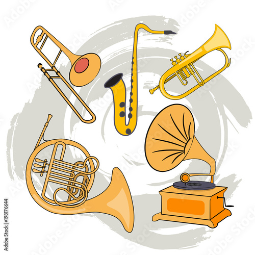 Set of Musical Instruments-02