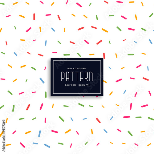 colorful memphis confetti style pattern background