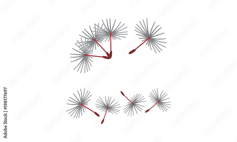 Dandelion Blowing Marketing Set Dandelion Blowing Marketing Set