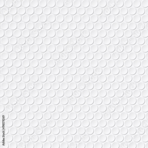 Vector white texture, seamless, modern bacground with circles. Use in pharmacies (evokes the pill) etc. Eps 10