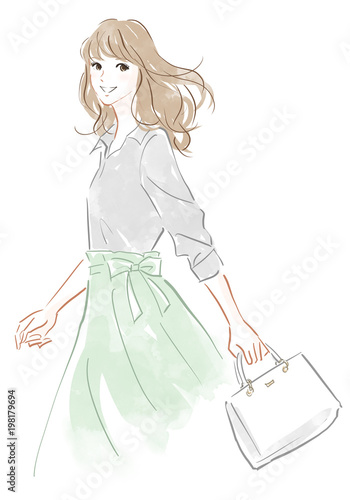 おしゃれな女性