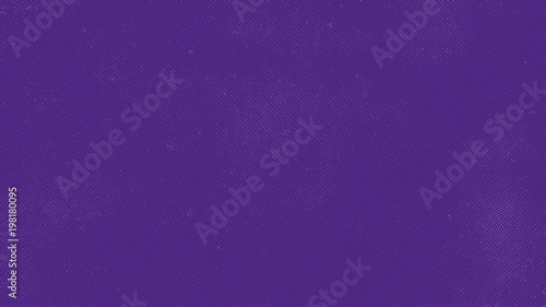 Ultra violet color vector background with vintage halftone texture overlay. Horizontal trendy purple banner template