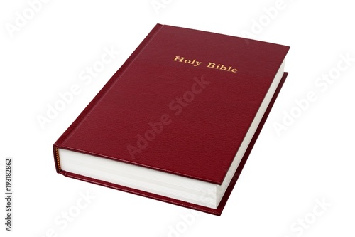 Holy Bible on white