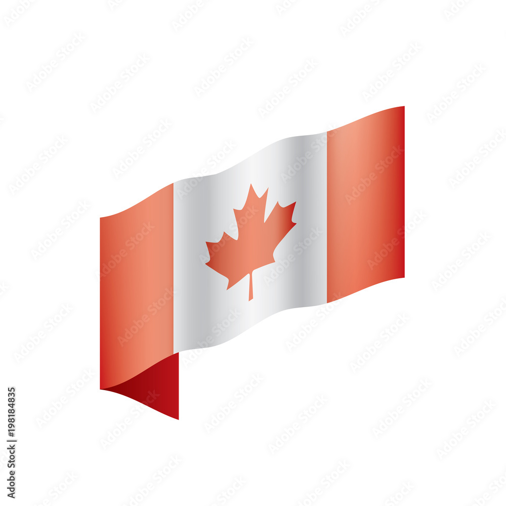 Canada flag, vector illustration Canada flag, vector illustration