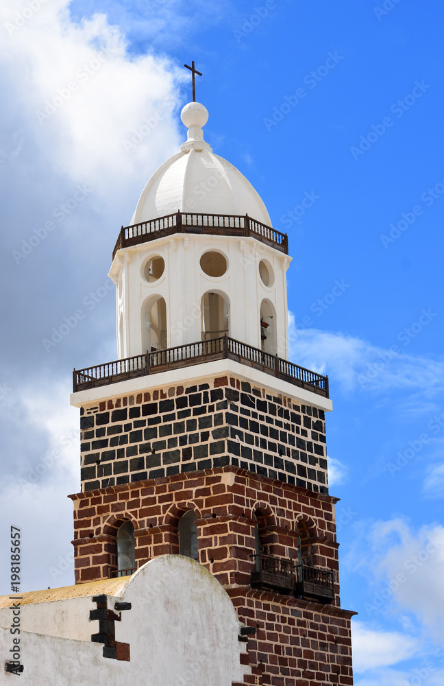 The bell tower of Iglesia Nuestra Señora de Guadalupe - Church in Teguise