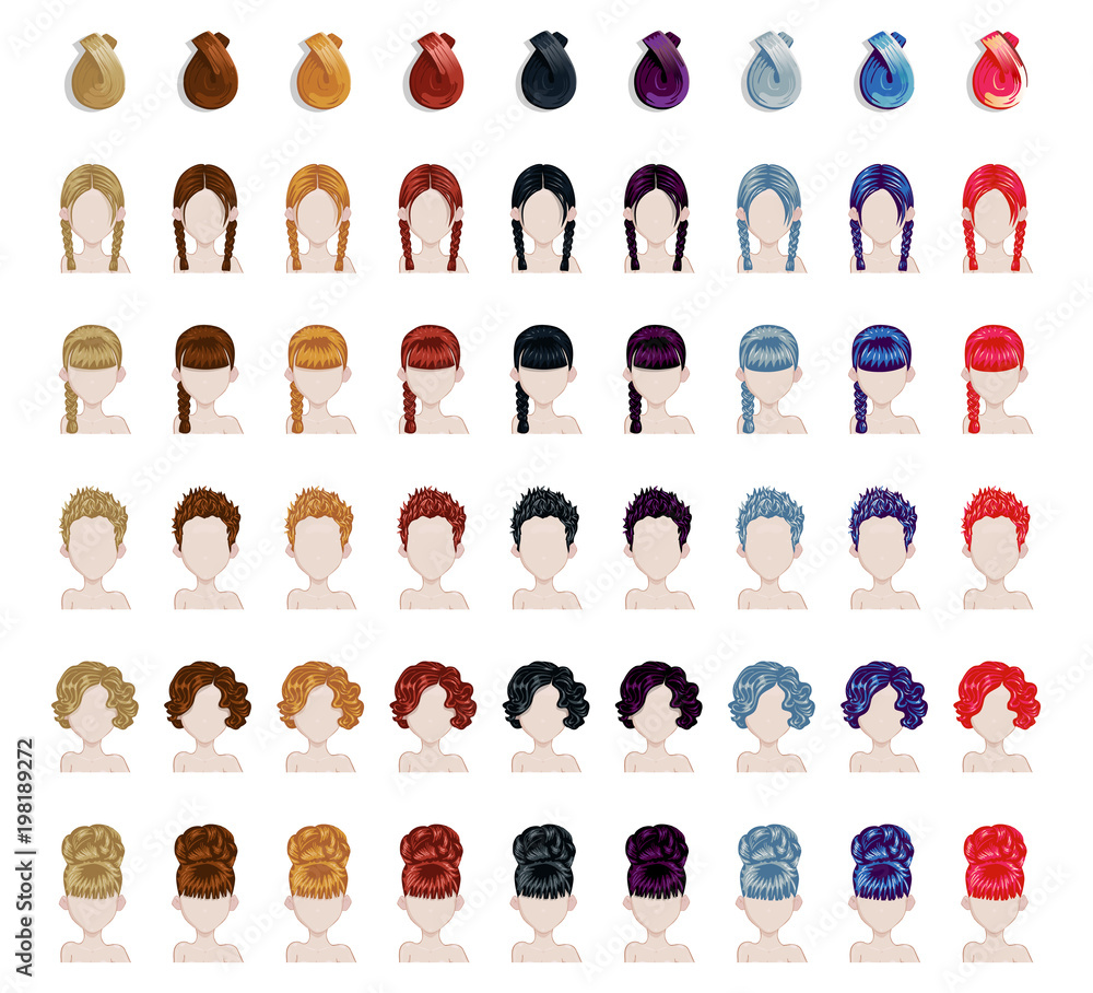 Male Stylized Hair For Game in Props - UE Marketplace