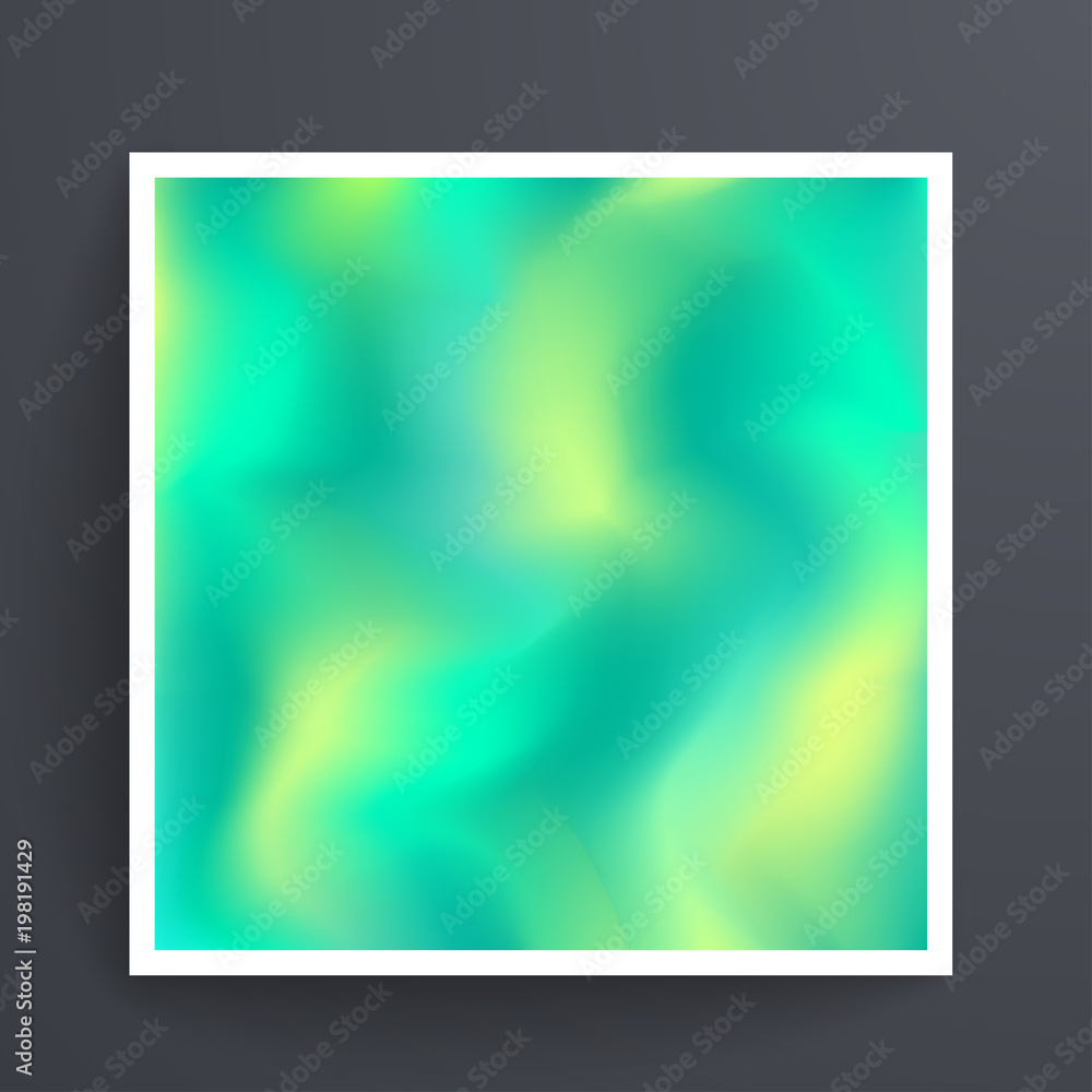 Naklejka premium Universal holographic blur texture abstract color fills background surface vector illustration brochure.