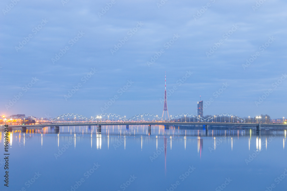 Cityscape of Riga, Latvia