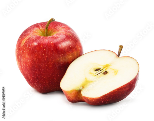 apple isolated on a white background with clipping path