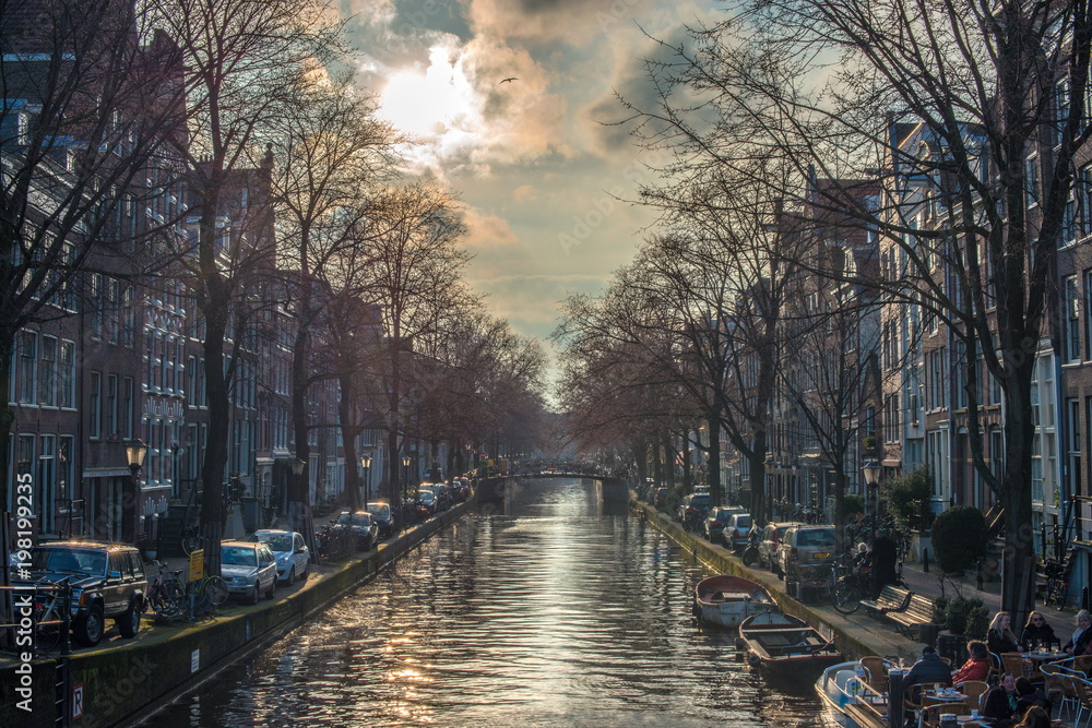 Fototapeta premium Amsterdam - The quiet hour