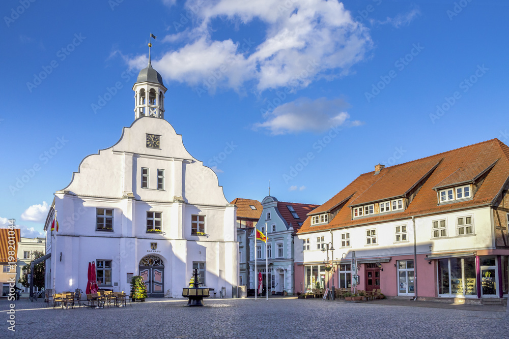 Obraz premium Wolgast, Altstadt, Altes Rathaus