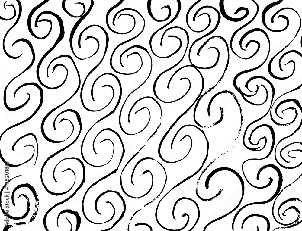 Brush stroke pattern. Watercolor.