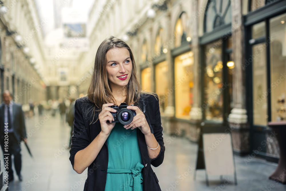 Photographer in the gallery