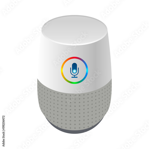 音声コントロールスマートスピーカー白色