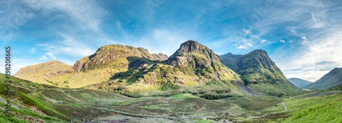 The amazing landscape of Glencoe with it's three sisters